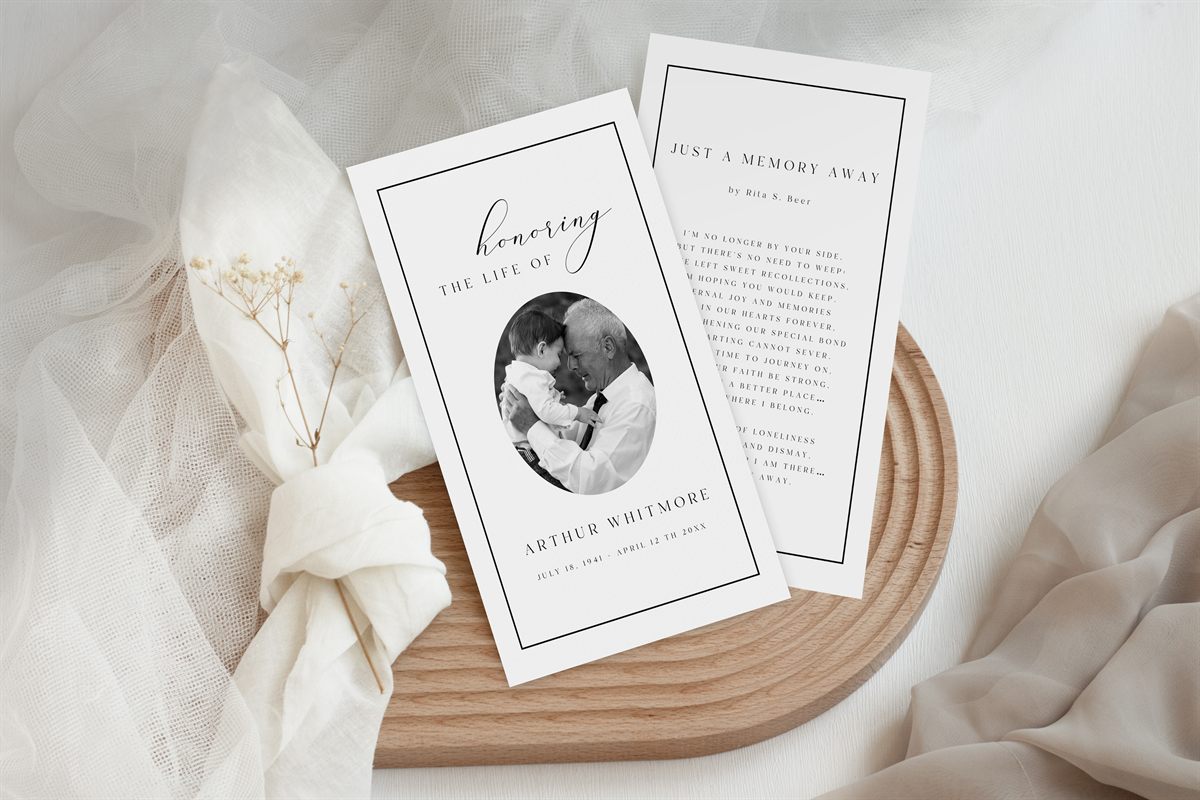 Sterbebild · Memorial Prayer Card
